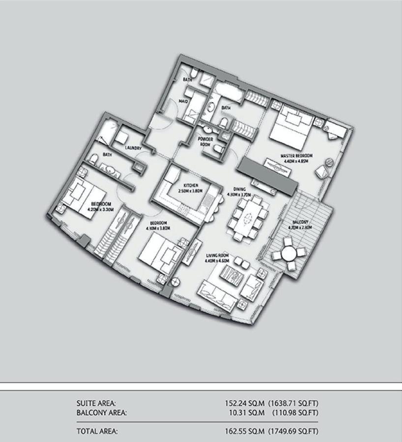 First Class 3Br With Full Burj Khalifa And Fountain View Dubái Exterior foto