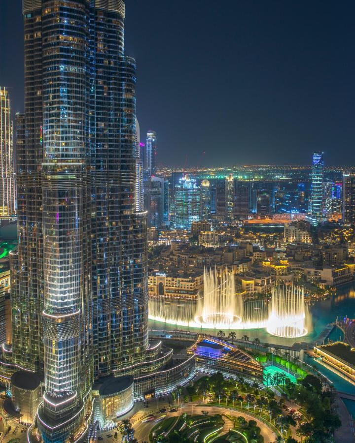 First Class 3Br With Full Burj Khalifa And Fountain View Dubái Exterior foto