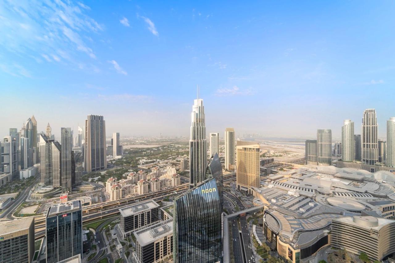 First Class 3Br With Full Burj Khalifa And Fountain View Dubái Exterior foto