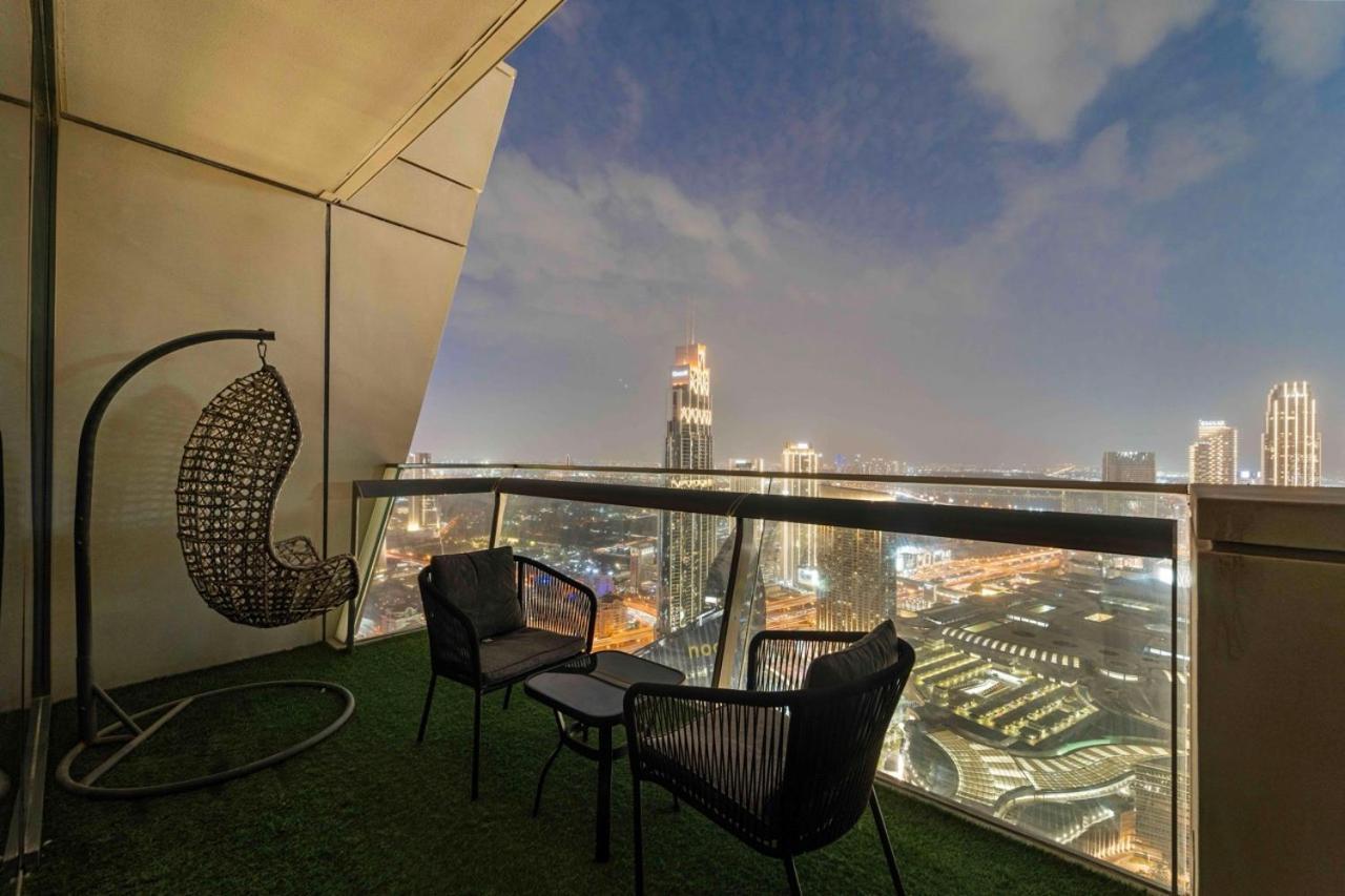 First Class 3Br With Full Burj Khalifa And Fountain View Dubái Exterior foto