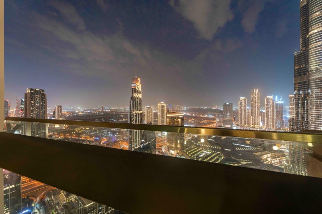First Class 3Br With Full Burj Khalifa And Fountain View Dubái Exterior foto
